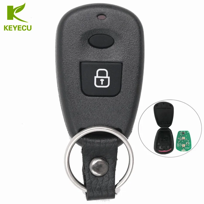 

KEYECU Replacement 2 Button Remote Key Control Fob 315MHz for Hyundai 2001-2003 Elantra Sante Fe OSLOKA-510T, 95411-2D100