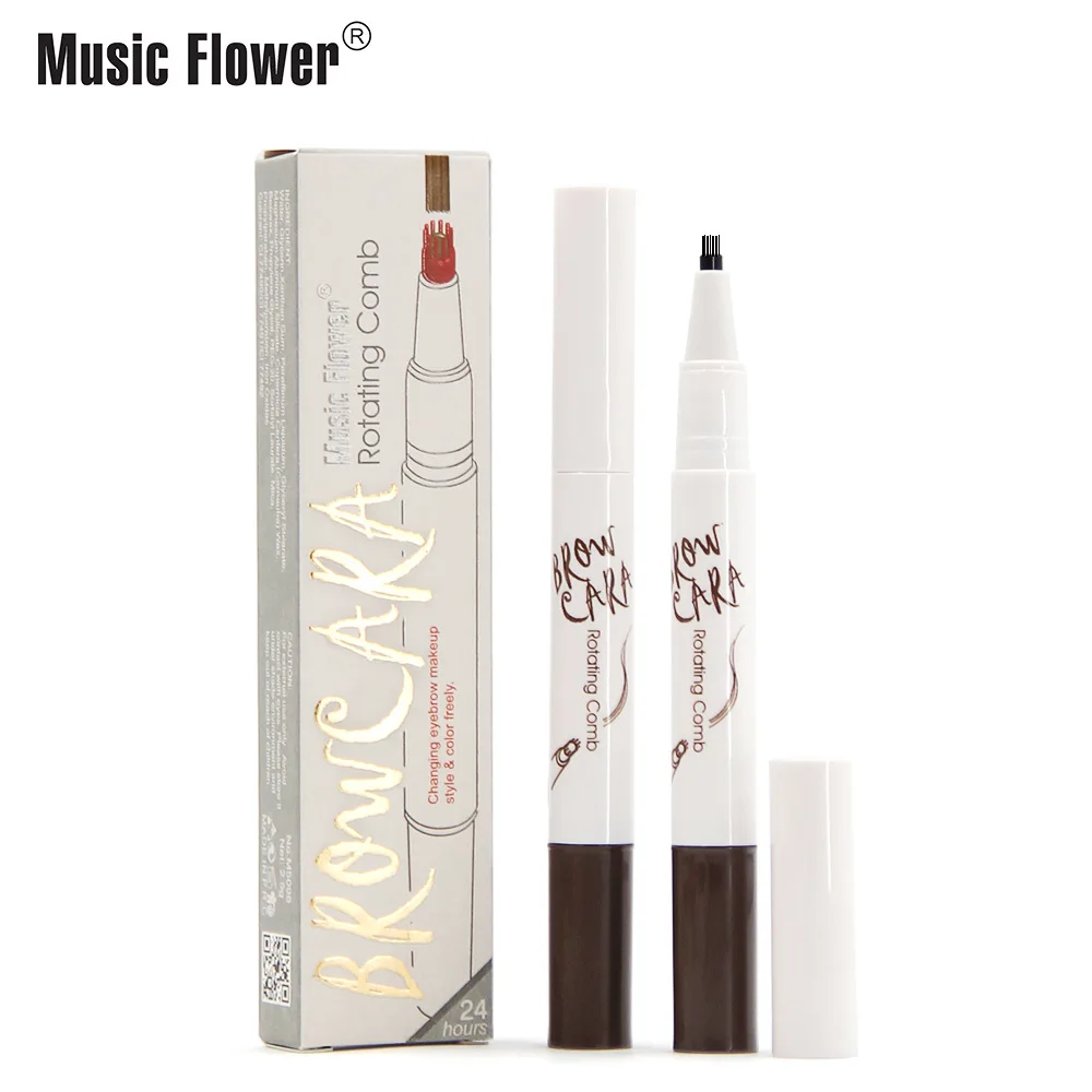 Dyeing Eyebrow Rotating Pen Comb Eyebrow Pencil Lasting Waterproof Not Smudged Six Colors Dyeing Eyebrow Rotating Pen Comb Eyebrow Pencil Lasting Waterproof Not Smudged Six Colors