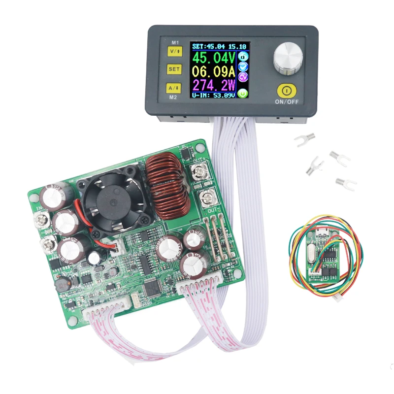 melhor DPS5020 conversor de corrente de tensão constante de 50 V 20A LCD voltímetro Step down fonte de Alimentação de comunicação digital de 22% de desconto