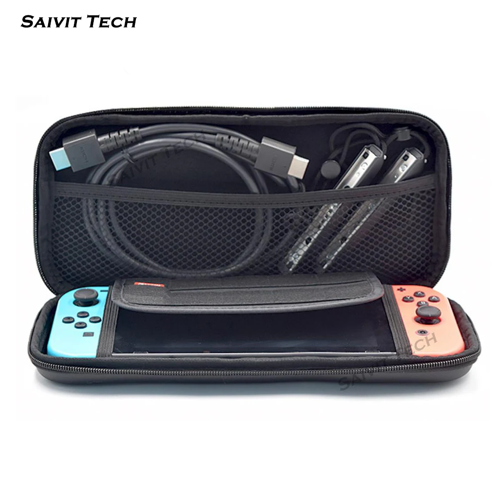 Nintendos Nitendo Switch Portable EVA Bag Nintend Storage Case Cover for Nintendoswitch Console with 4Joycon Caps