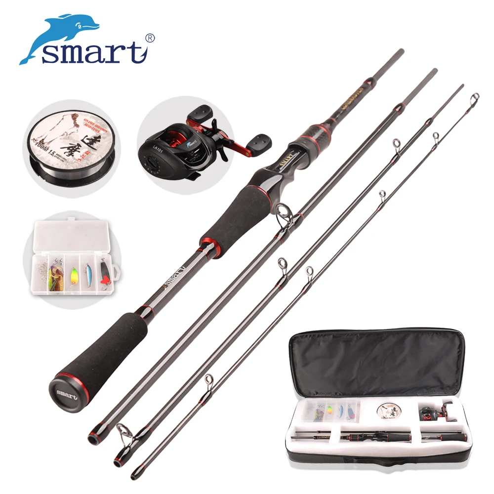 الذكية الصب الصيد كومبو 6.2: 1/5 + 1BB Baitcasting بكرة 1.98 متر M قضيب مسبوك 100 متر النايلون خط الصيد إغراء الملحقات مربع معالجة الذكية الصب الصيد كومبو 6.2: 1/5 + 1BB Baitcasting بكرة 1.98 متر M قضيب مسبوك 100 متر النايلون خط الصيد إغراء الملحقات مربع معالجة