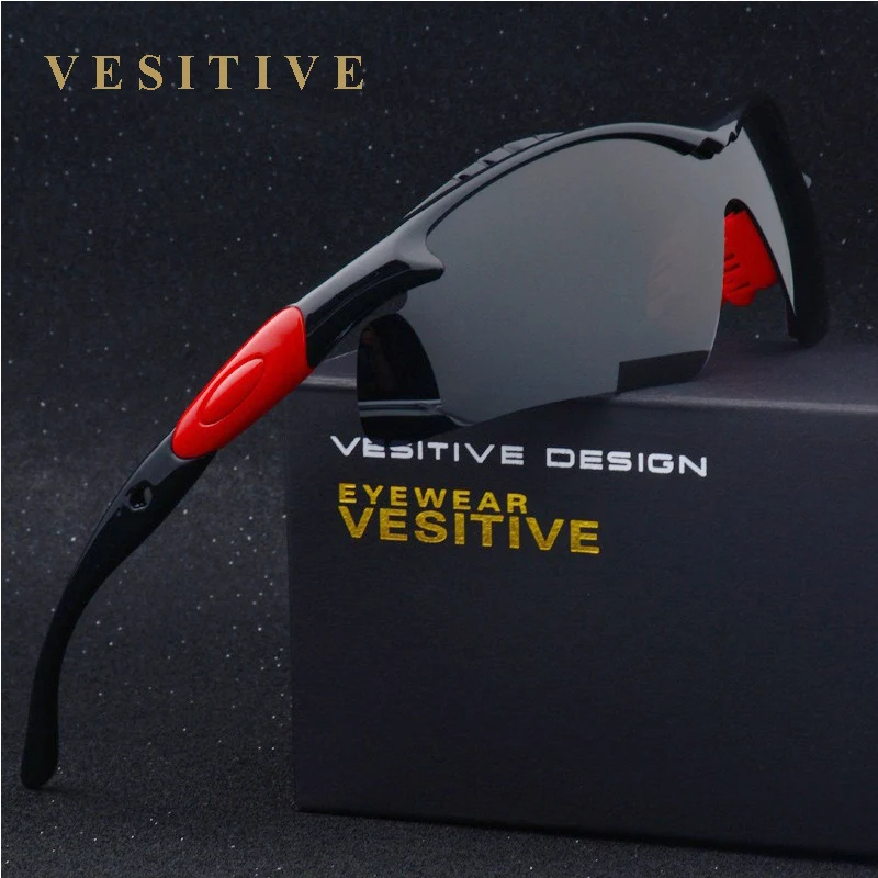 

Brand New Polarized Sunglasses Men Black Cool Outdoor Sport Sun Glasses High Quality Fishing Eyewear Gafas V8504