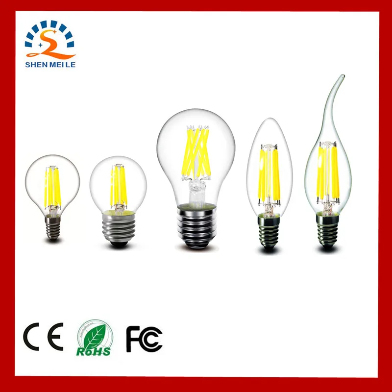 E27 E14 E12 2W 4W 6W 8W A60 A19 G45 C35 B10 матовый теплый белый Edison Ретро светодиодный накаливания лампа накаливания свет 220V 230V 110V AC