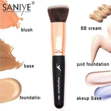 Косметическая кисть SANIYE 1X Pro Fibre для макияжа, кисть для пудры, румян, инструмент для нанесения основы, многофункциональная кисть A004