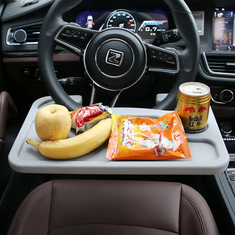 Car Laptop Tablet Holder Food Steering Wheel Tray Desk Portable Eat