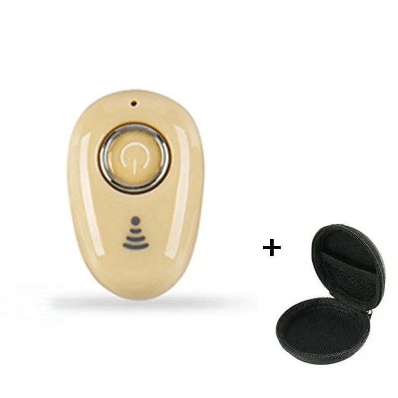 Беспроводные наушники Bluetooth с микрофоном S650, спортивные наушники, Мини Bluetooth наушники, гарнитура с громкой связью для samsung, huawei, Xiaomi - Цвет: beige with bag