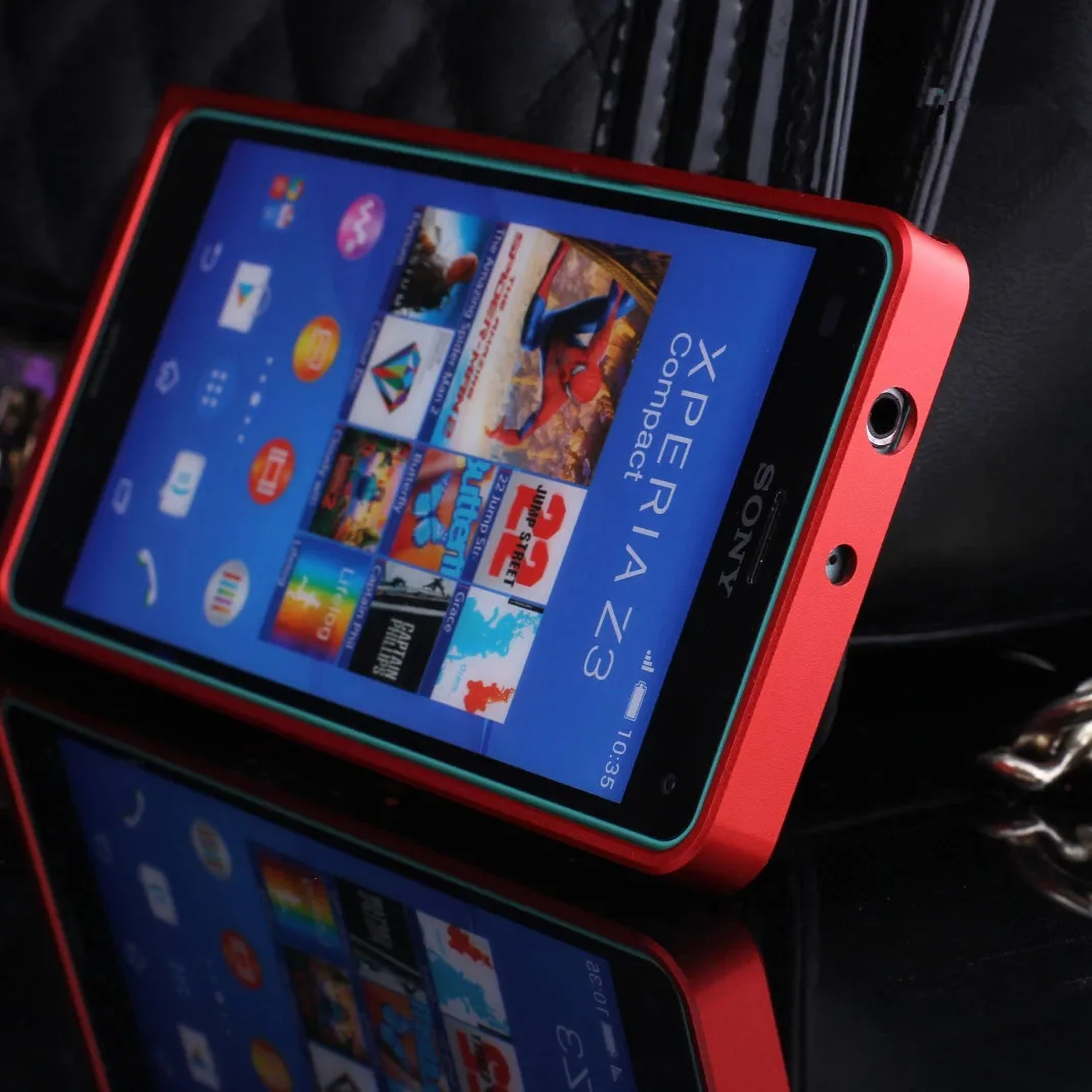 TX Luxury Z3 mini capa fundas бампер из сплава для Sony Xperia z3 compact M55w алюминиевый + отвертка 2