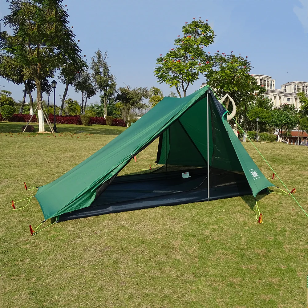 1-2 Person Ultra-lightweight Backpack Tent Camping Hiking Alpine Tent 4 Seasons