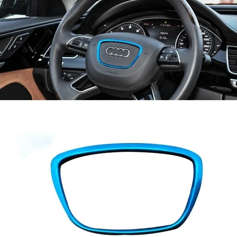 

Automovil Automobile Modified Decorative Steering Wheel Interior Dashing Bright Sequins Covers Car Styling 18 19 FOR Audi A6L