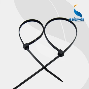 

6.2*250mm Self-Locking Nylon 66 Cable Tie with 94V-2 certificated by UL UV Black Color 2Bag-200Pcs