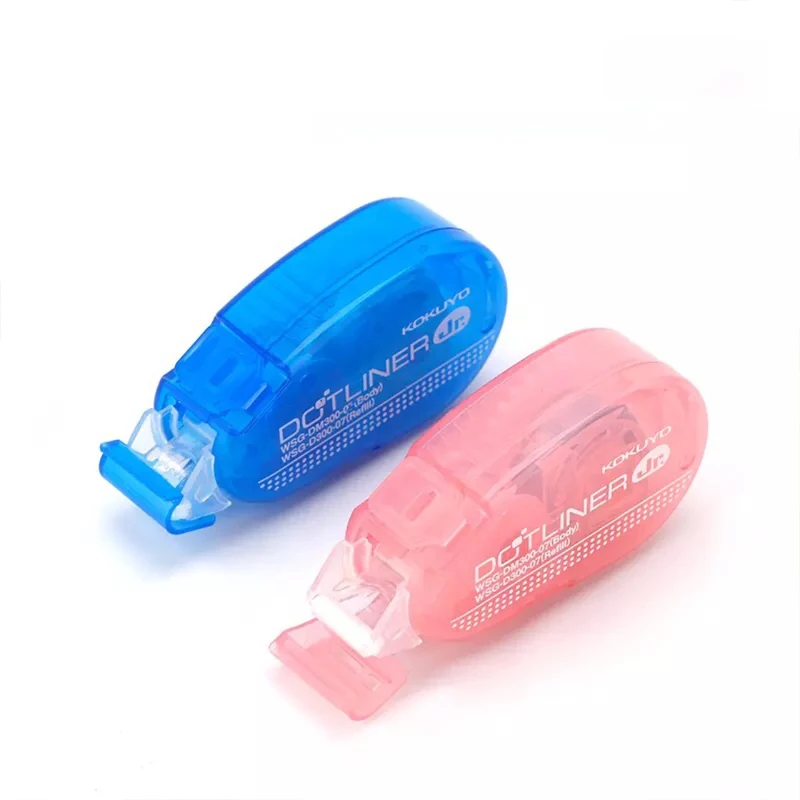 Correction Tape Double Sided Adhesive Dots Stick Roller Permanent Refillable Applicator Glue Tape Dispenser
