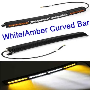 

120w 150w 180w 210w Curved LED Light Bar Work Light White Amber Yellow Curve Driving Lamps Single Row Truck SUV 4x4 Pickup Car