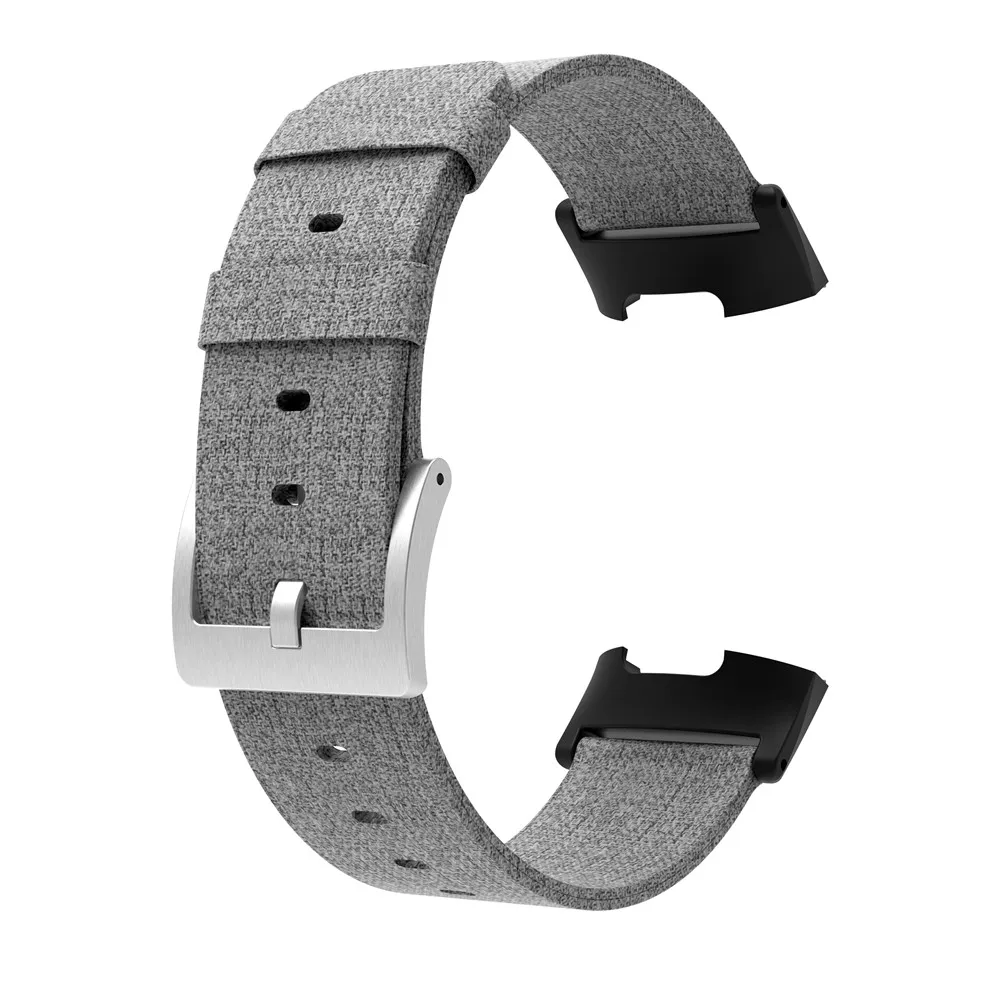 Плетеная холщовая ткань ремешок для Fitbit charge 3 4 charge4 сменный стабильных часов