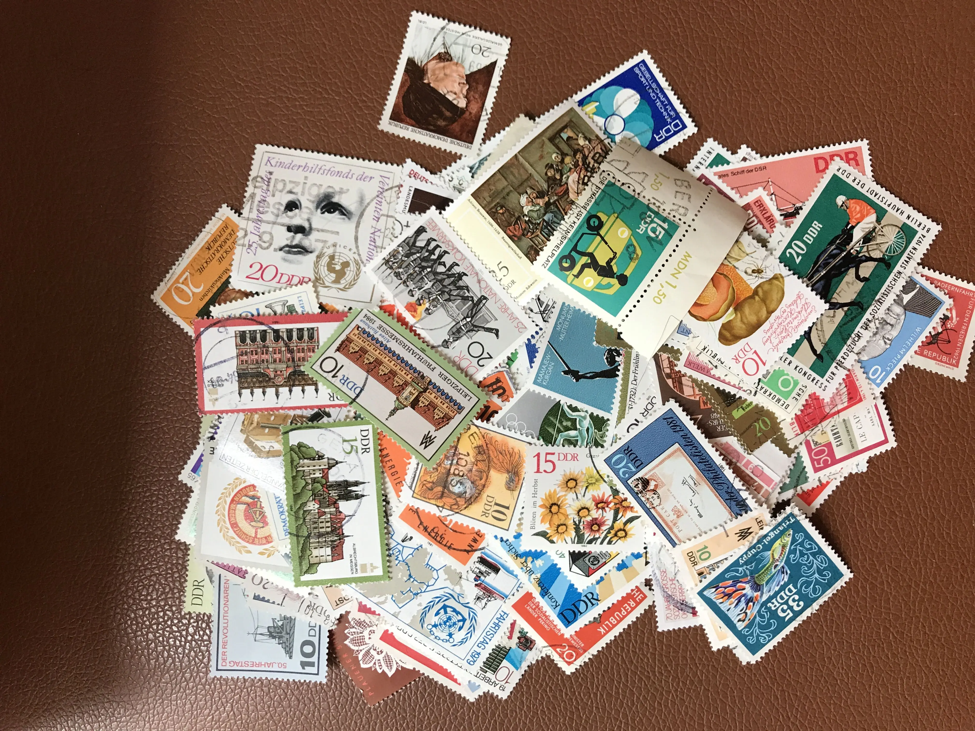 50Pcs/Lot Democratic Germany All Different From Many Countries NO Repeat Unused Postage Stamps for Collecting | Дом и сад