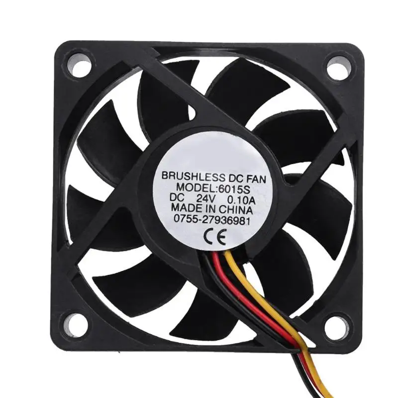 

High Quality PC Case CPU Cooler Waterproof Cooling Fan 6015S 24V 58x58x20mm Low Noise Brushless DC Cooling Fan Radiator