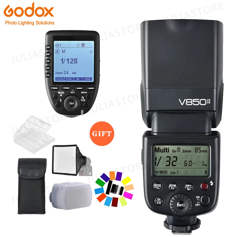 Godox V850II 2 4G GN60 беспроводная система X литий ионная батарея Speedlite + Xpro передатчик для