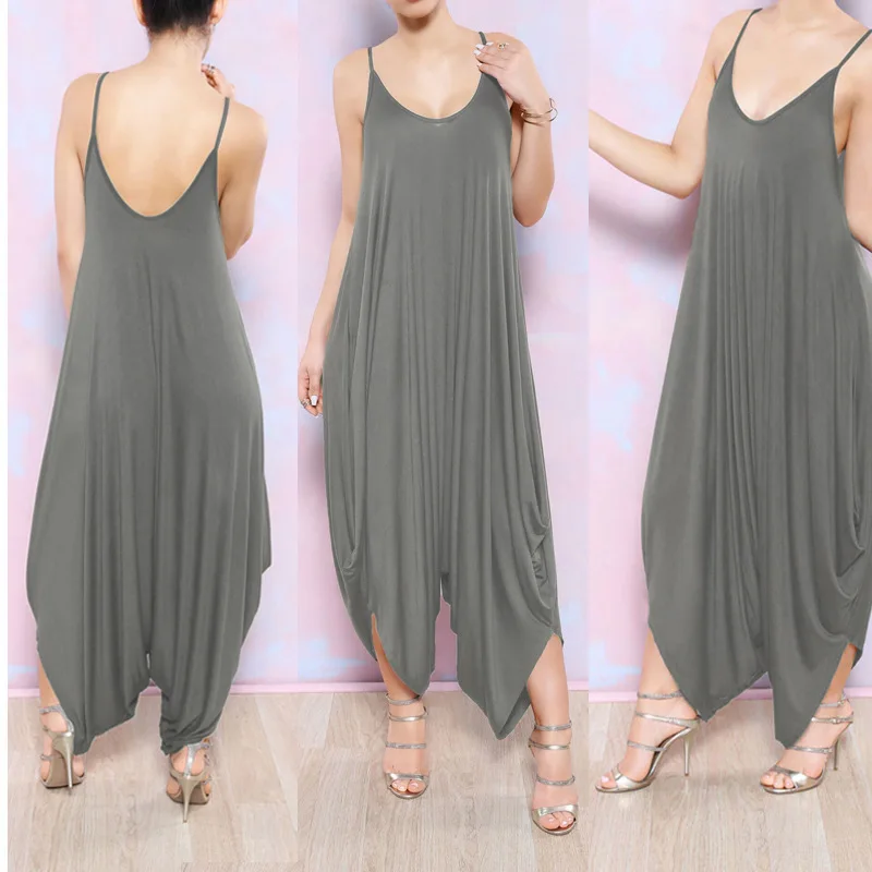 spaghetti string jumpsuit