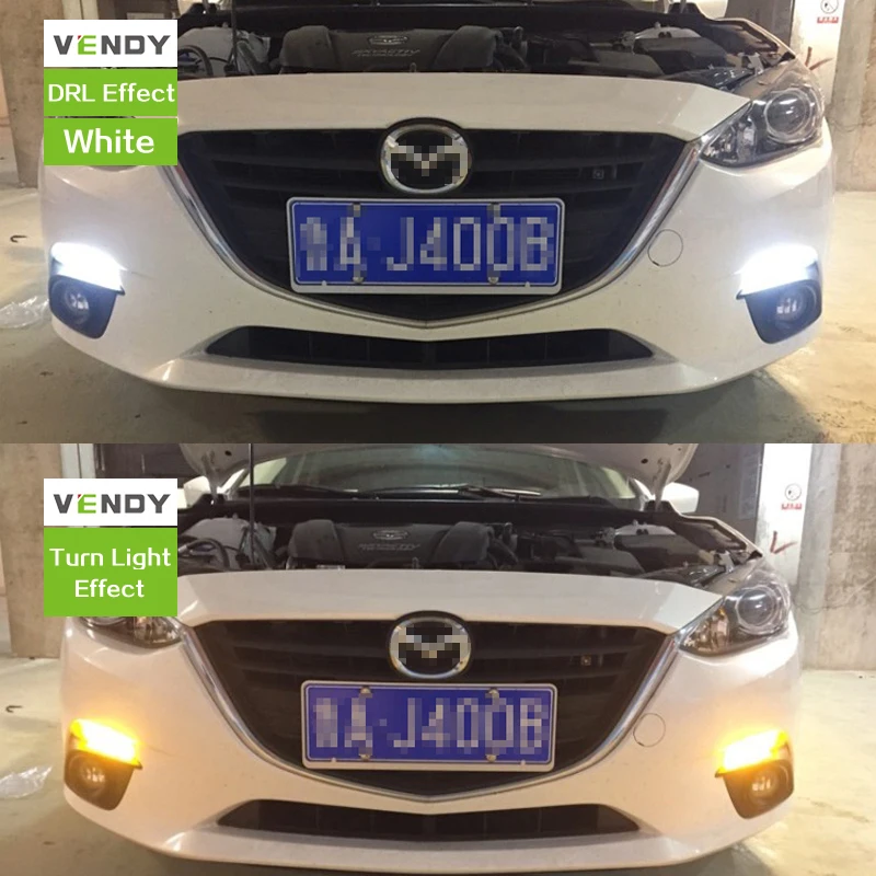 Светодиодные дневные ходовые огни + указатели поворота BAU15S PY21W WY21W 7440 для Toyota Corolla