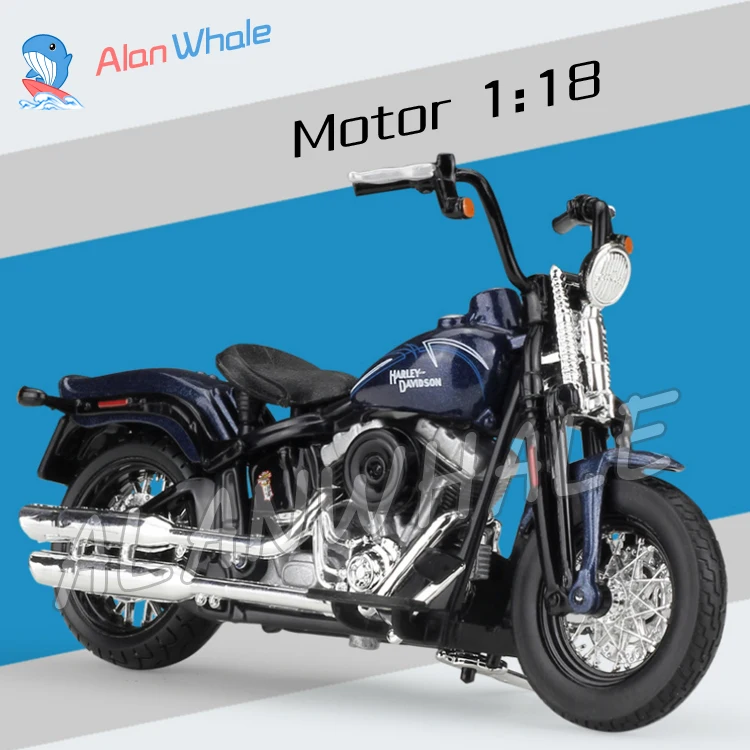 

1:18 Scale New Harley 2008 FLSTSB Cross Bones Metal Diecast Model Motorcycle Motorbike Racing Cars Toys Boys Vehicle Collection