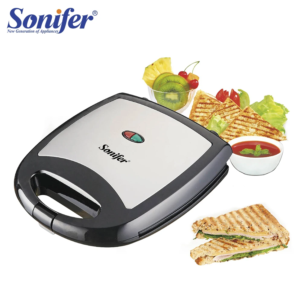 

220V Colorful Electric Sandwich Maker Electric Sandwich Iron Machine Bubble Egg Cake Oven Breakfast Machine Household Sonifer