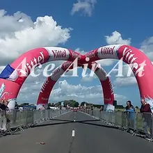 Надувная арка для велосипедных видов спорта, события, надувная гоночная АРКА, коммерческая портативная надувная АРКА для гонки