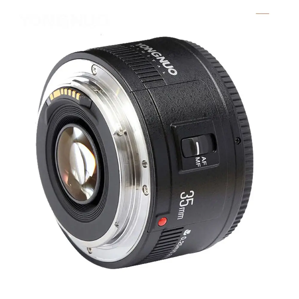 Yongnuo 35 мм объектив YN35mm F2 объектив для canon широкоугольный большой апертуры фиксированный Автофокус Объектив EF крепление камеры EOS можно выбрать сумку