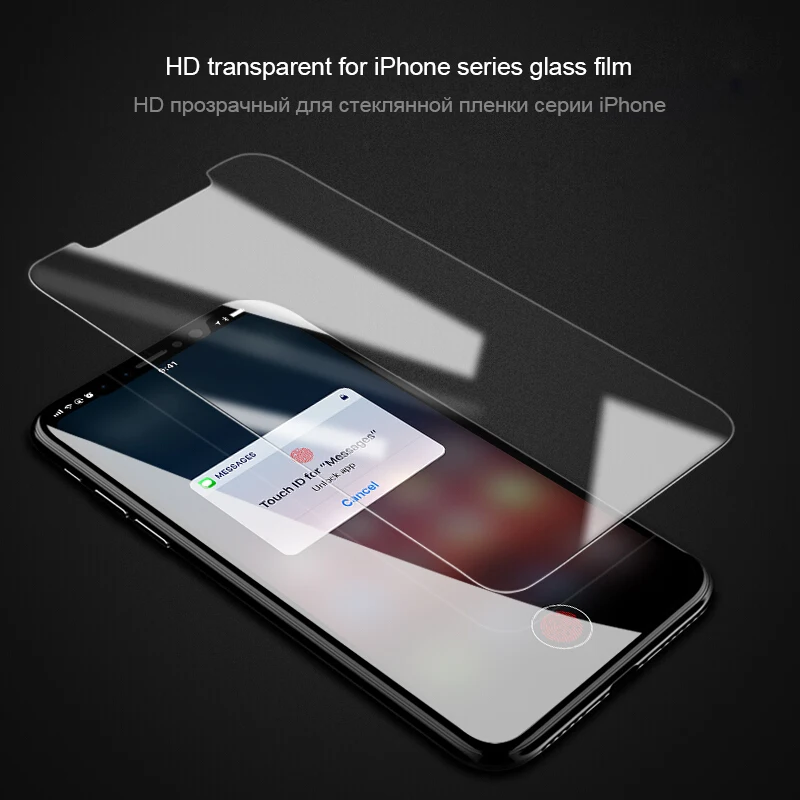 Защитная пленка из закаленного стекла для iphone X XS XR 6 6s 7 8 plus 4 4S 5 5S 5se 5c|Защитные