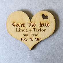 Свадебный индивидуальный, магнитный, сохранить дату, персонализированные сохранить дату приглашения, изготовленный на заказ Деревянный Выгравированный магнит