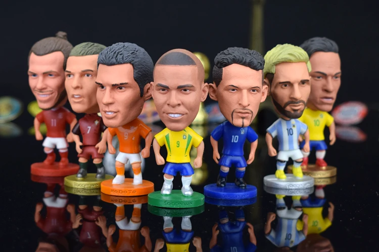 

Soccerwe Football Star Doll ( 2018 Season ) Player Coach Mini Figure 2.55 Inches