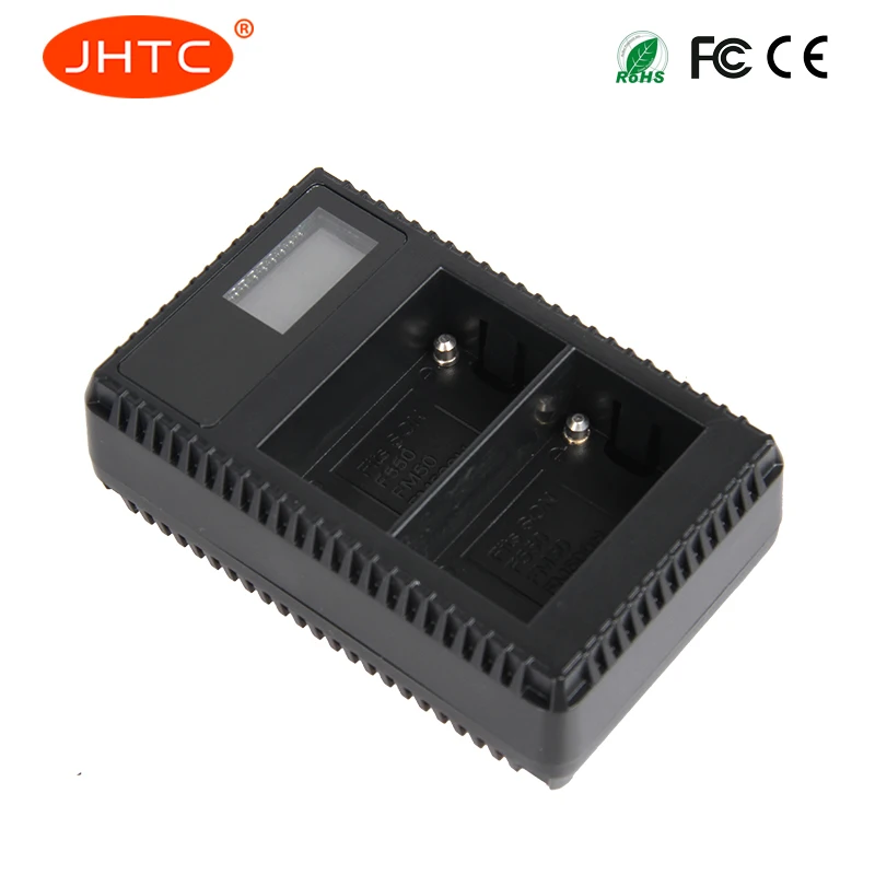 Jhtc Батарея Зарядное устройство NP FM500H для sony NP-F550 F750 F950 NP-FM50 FM500H QM71 Usb Батарея Зарядное устройство для батарея li-ion NP-F550