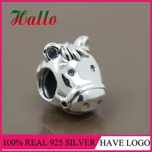 Joyas de плата 925 животное лошадь животных Подвески Fit Браслет perles pour la изготовление де bijoux Подвески Ювелирных изделий