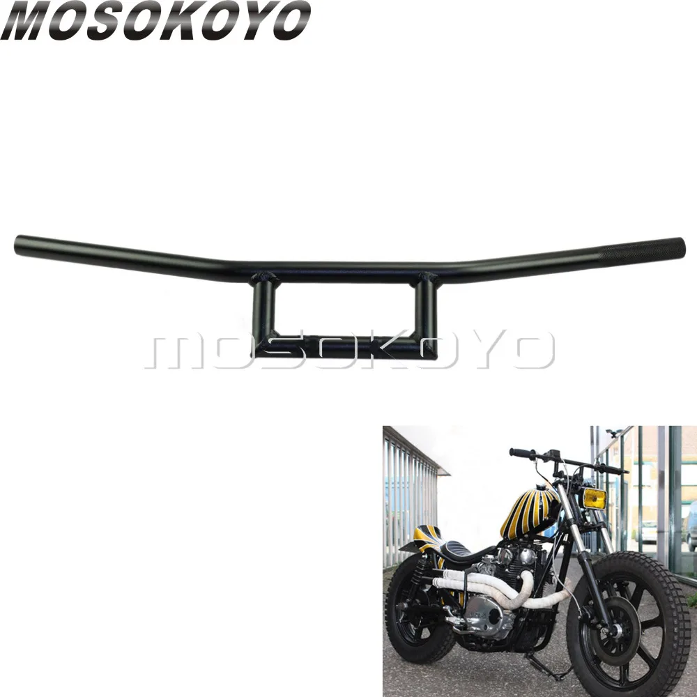 Motorcycle Custom 7 8 Attack Handlebars Cruiser Cafe Racer font b Box b font Window Handle
