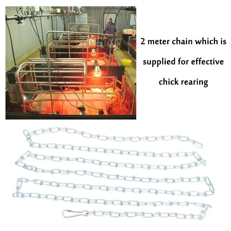 E27 175W 275W Adjustable Pet Heating lamp Shade Infrared Heat Light Shade Pet Brooder Chicken Piggy