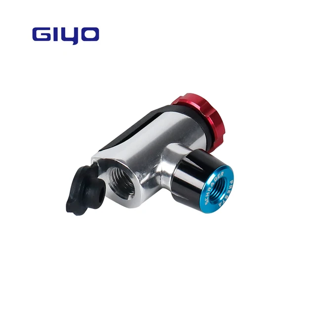 Giyo Bicycle CO2 Cartridge Pump Head Cycling Bike Ball Mini Portable