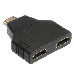 1080 P Мужчина HDMI до 2 Женский 1 в 2 из Splitter конвертер голова адаптер HDMI мужчин и женщин для HDTV Планшеты Xbox PS4 проектор