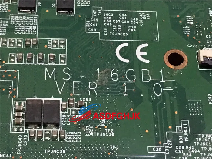 ل MSI Cx61 سلسلة اللوحة المحمول Ms-16gb1 100% TESED موافق