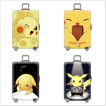 

1PC 18"-32'' PIKACHU Elastic Travel Luggage Cover Suitcase Protective Case Protector