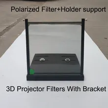 1 париж 15*15 см/20*20 см/12*12 см 3D поляризатор фильтр с держателем Кронштейн Держатель для Proectors Imax кинотеатры фильтры для проектора