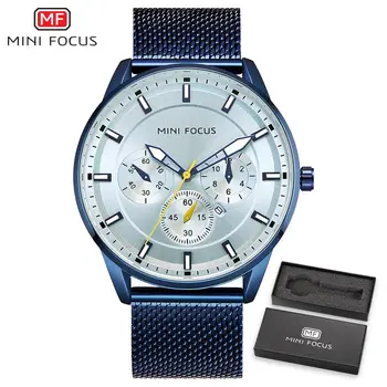 

MINI FOCUS Mens Watches Top Brand Luxury Military Quartz Watch Men Dress Casual Waterproof Sport Wrist Watch Relogio Masculino
