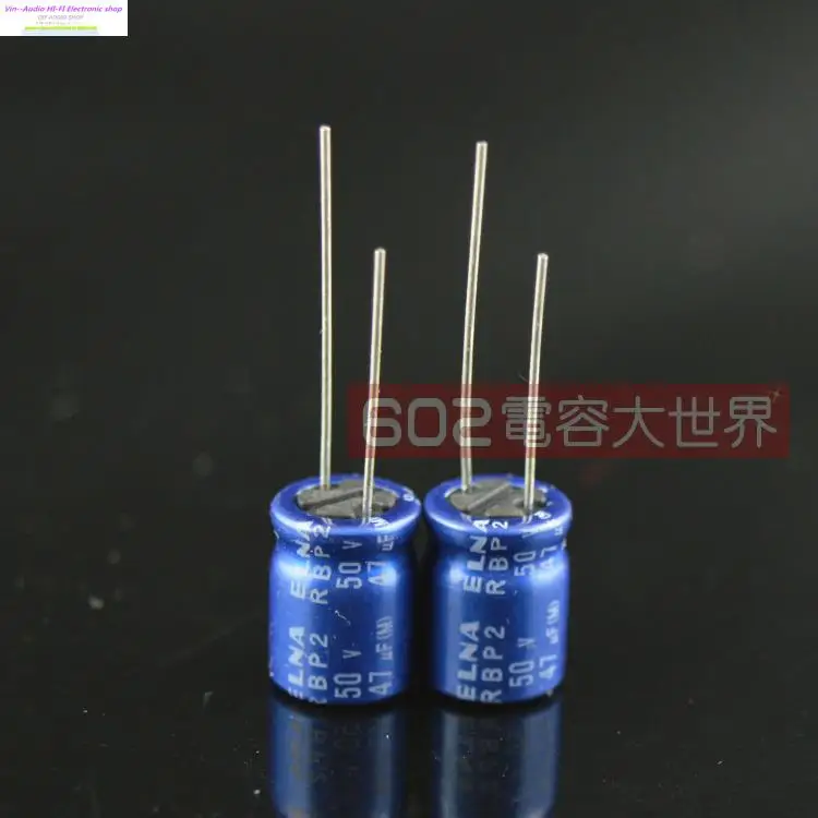 

2018 Through Hole Bolsa Real Kit 20pcs/50PCS For Audio Capacitor Electrolytic Blue Robe Elna 50v47uf Bp 10*12 Free Shipping