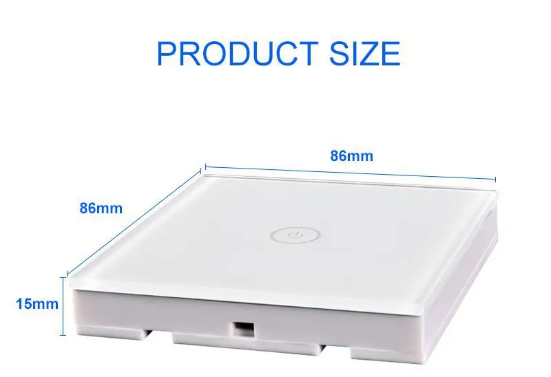  SONOFF T433 86 Type 433mhz RF Remote Wall Control LED Light Glass Touch Panel Wireless Smart Contro - 32985501993