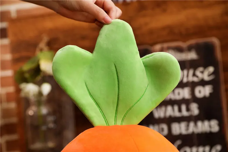 1 шт. 45 см кретивная имитация плюшевая игрушка-овощ Фаршированная морковка набивная вниз хлопок супер мягкая подушка подарок для девочки