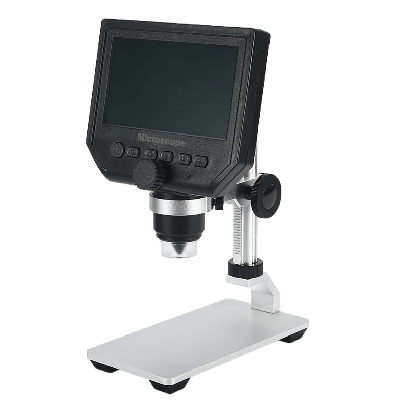 

Digital Microscope 4.3" LCD Electronic HD Video Microscopes Portable 600X 3.6MP USB Endoscope Magnifier Camera Alloy Stent