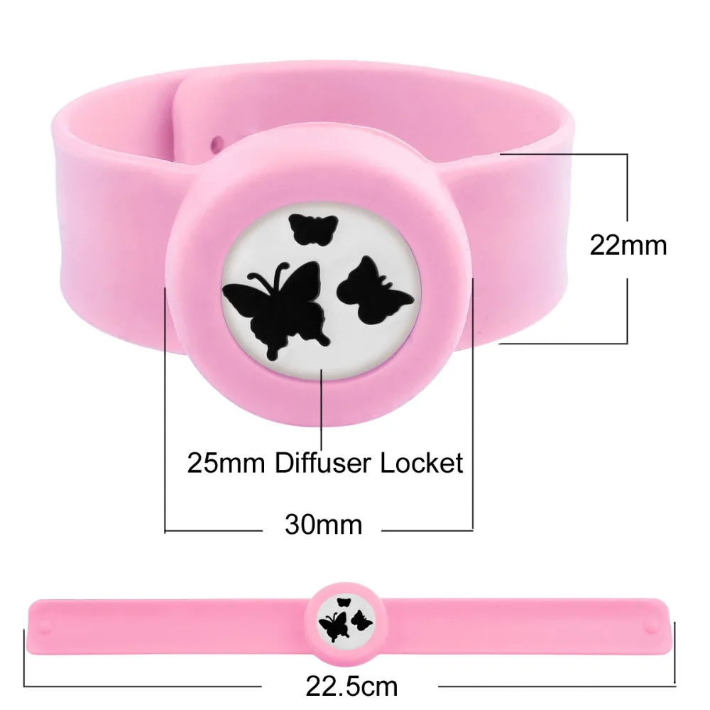 ZP-BS898-0 Silicone Diffuser Locket Bracelet-4