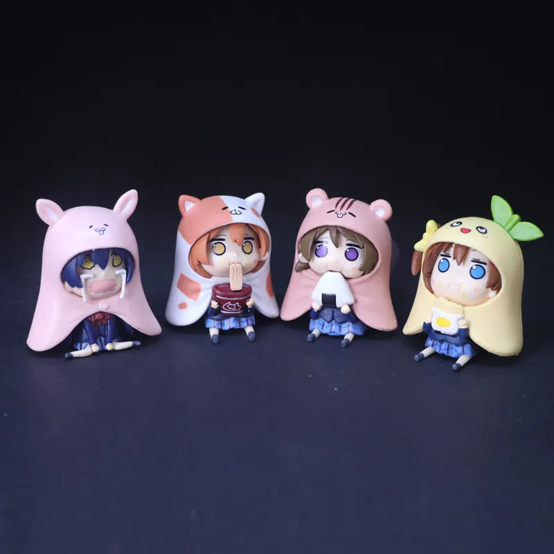 Himouto! Umaru-chan Figures Toys Cute Anime Love Live Umaru Chan Action Figuras Dolls Home Car Decor Q Ver. 5-6cm 9pcs (6)