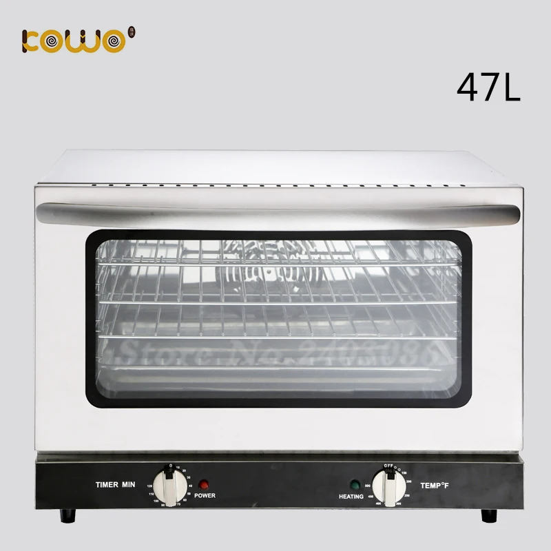 Commercial electric 47L capacity convection oven for