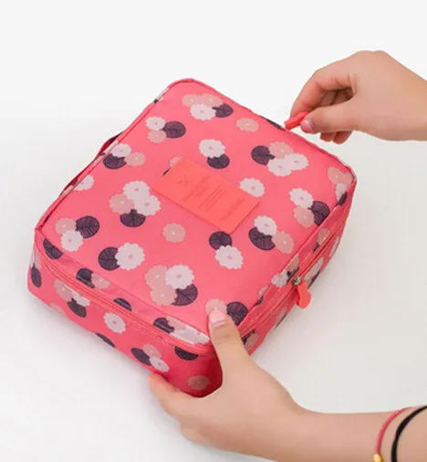 Make up organizer bag 22cm x18cm x8cm  Women Men Casual travel multi functional Cosmetic Bag storage waterproof bag