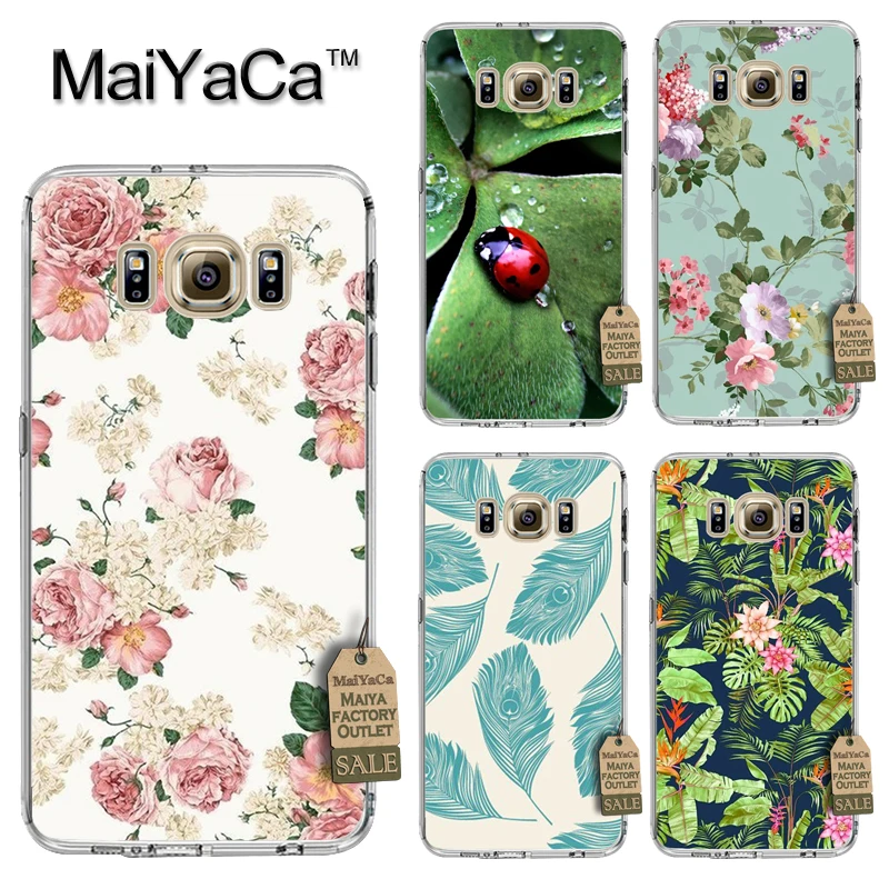 Чехол для телефона MaiYaCa аксессуары чехол Samsung Galaxy s8 s7 s5 s6 edge s9 plus Классический в