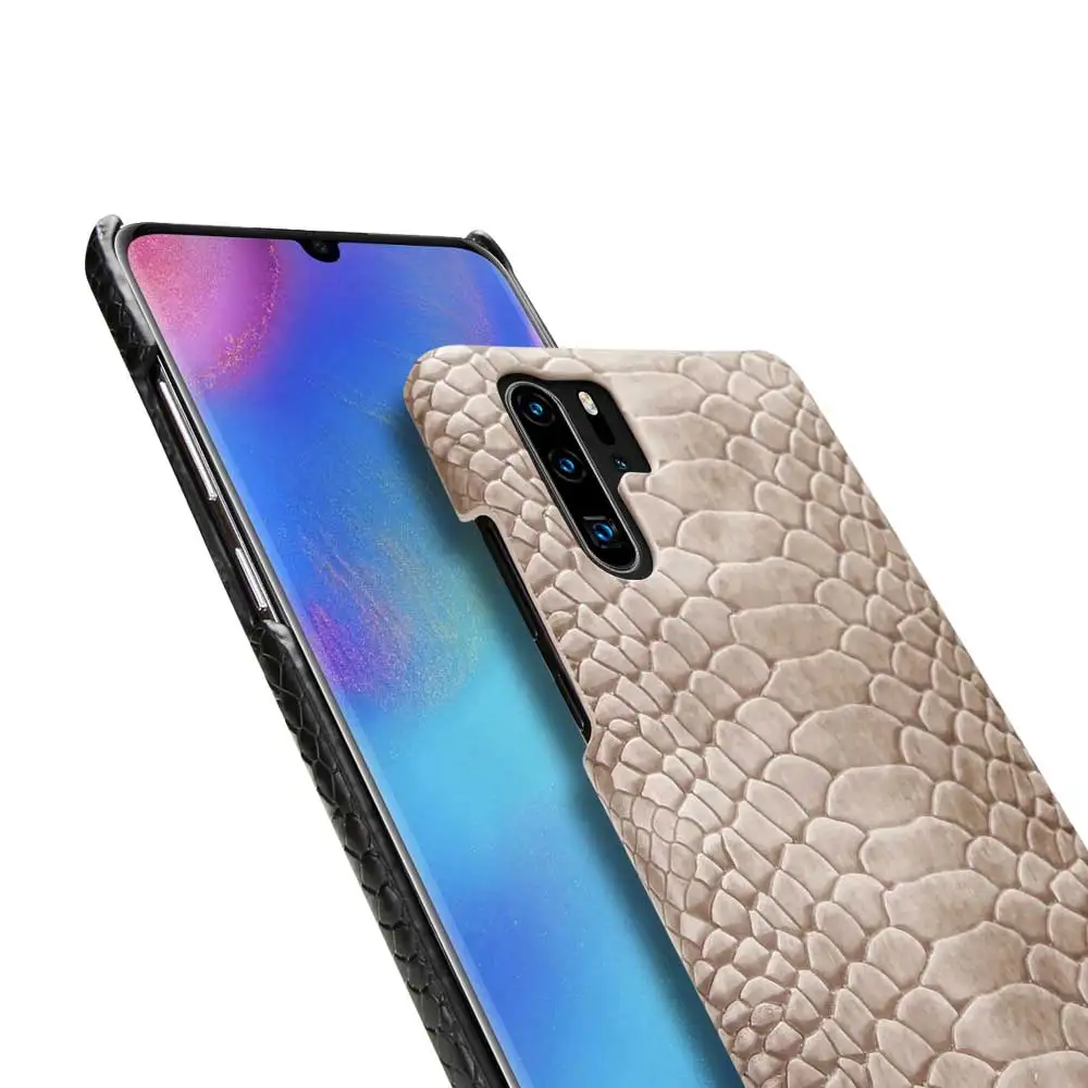 Кожаный чехол для телефона из змеиной кожи Boucho Huawei P30 P20 lite Pro mate 20 RS P30lite P20pro P20lite