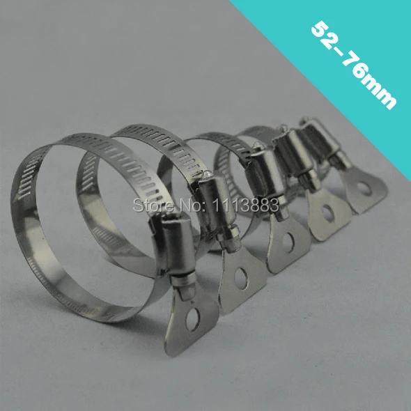 52mm 76mm 20PCS/LOT Stainless Steel Turn Key Hose Clamps Jubilee Wing